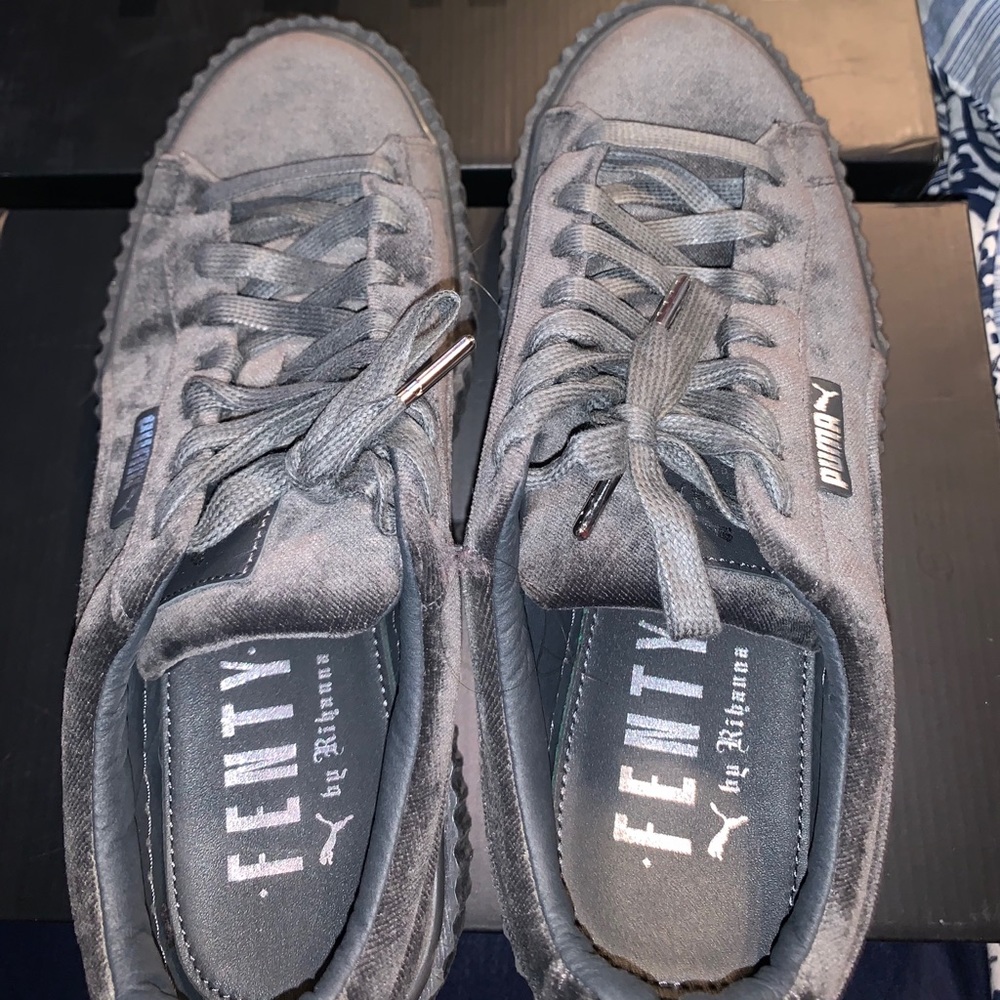 Velvet Grey Fenty Sneakers